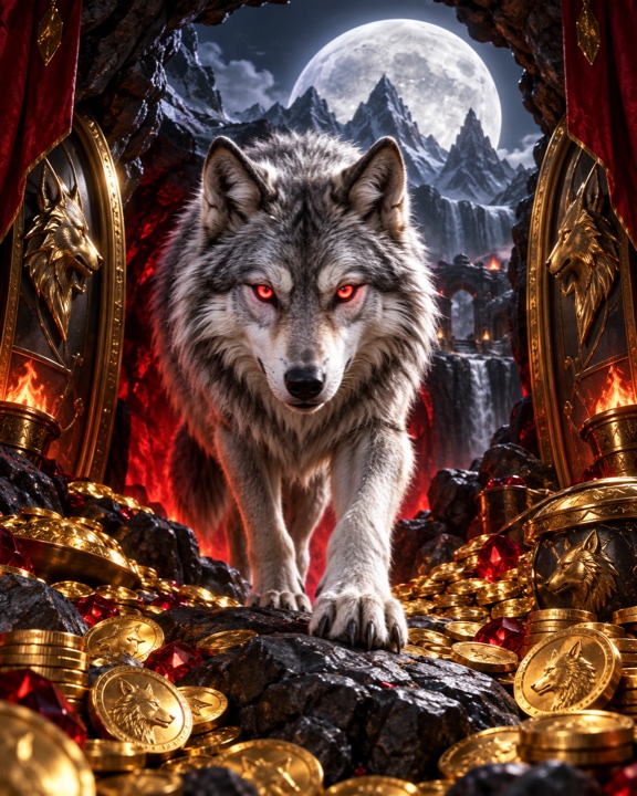 Wolf Vault casino game artwork